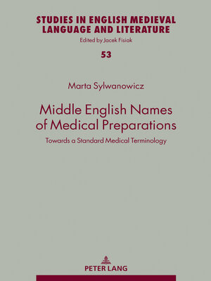 cover image of Middle English Names of Medical Preparations